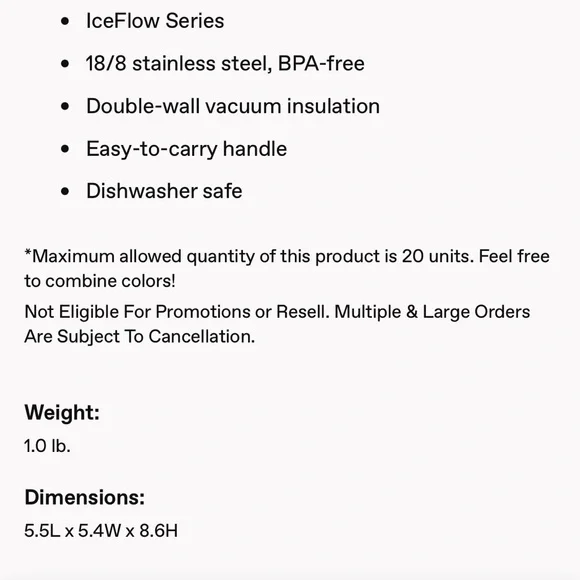 NWT & box STANLEY 30oz Stainless Steel Iceflow Fast Flow Tumbler, azure blue - Picture 12 of 16